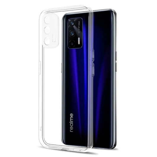 Силиконовый чехол для Realme GT Прозрачный