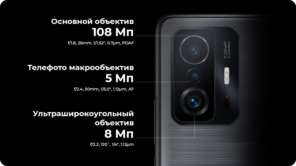 Xiaomi 11T 8/128Gb Белый (РСТ)