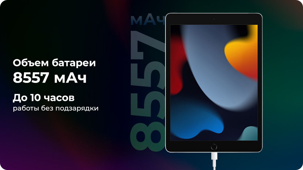 Apple iPad (2021) Wi-Fi 256Gb Серебристый