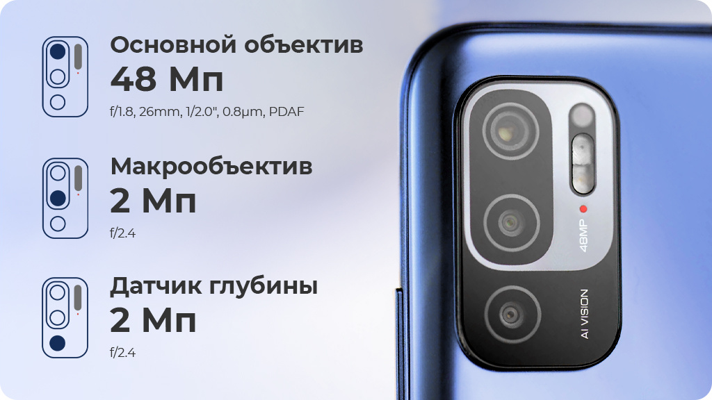 Xiaomi Redmi Note 10 5G 6/128Gb Серый Global Version